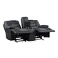 9388GRY*2 - 2pc Set: Sofa, Love