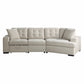 9401BEG*22LRU - (2)2-Piece Sectional with Pull-out Ottoman