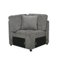 9401GRY-CR - (4/4)Corner Seat