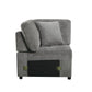 9401GRY-CR - (4/4)Corner Seat