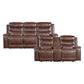 9405BR*2 - 2pc Set: Sofa, Love