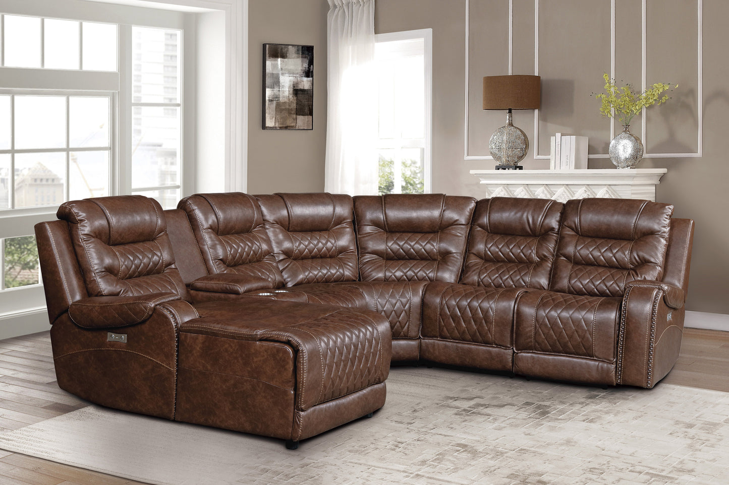 9405BR-ARPW - (6/6)Power Armless Reclining Chair