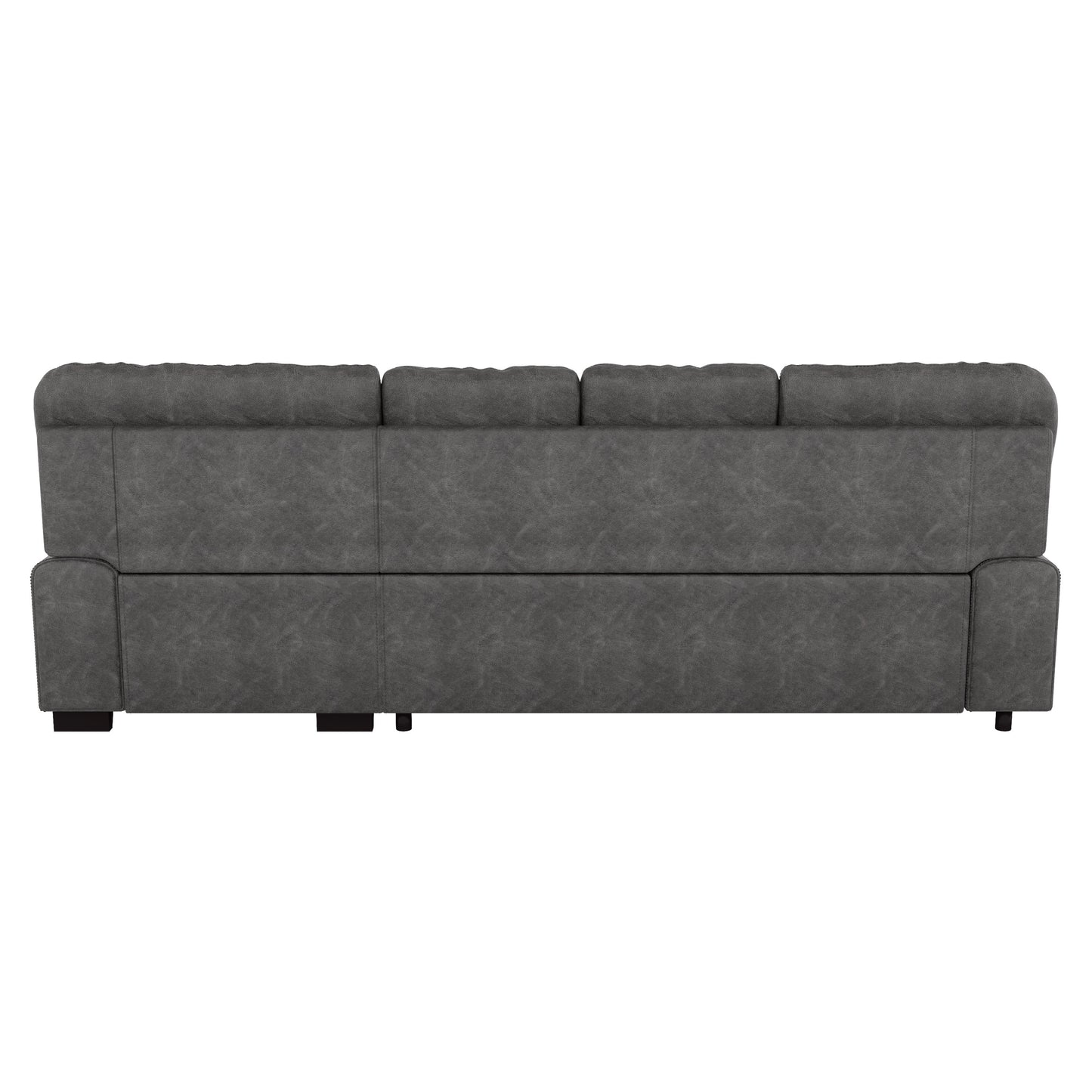 9407DG*2RC3L - (2)2-Piece Sectional with Pull-out Bed and Right Chaise with Hidden Storage
