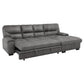 9407DG*2RC3L - (2)2-Piece Sectional with Pull-out Bed and Right Chaise with Hidden Storage