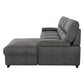 9407DG*2RC3L - (2)2-Piece Sectional with Pull-out Bed and Right Chaise with Hidden Storage