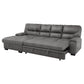 9407DG*2LC3R - (2)2-Piece Sectional with Pull-out Bed and Left Chaise with Hidden Storage