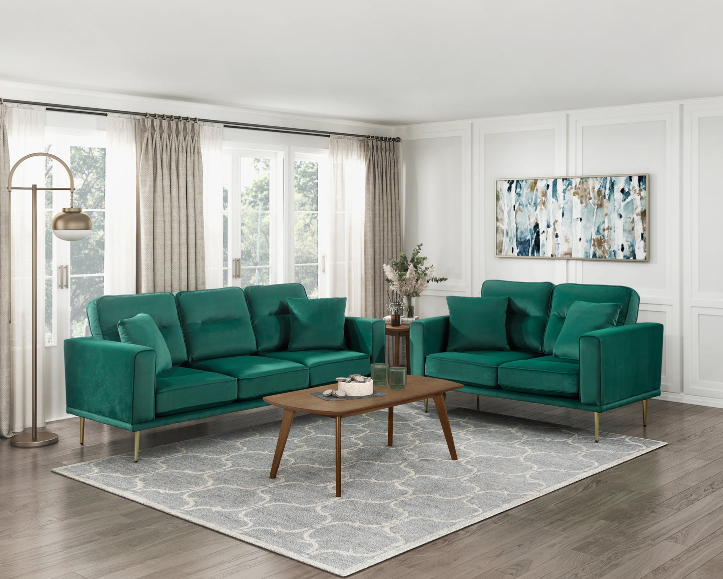 9417GRN-3 - Sofa