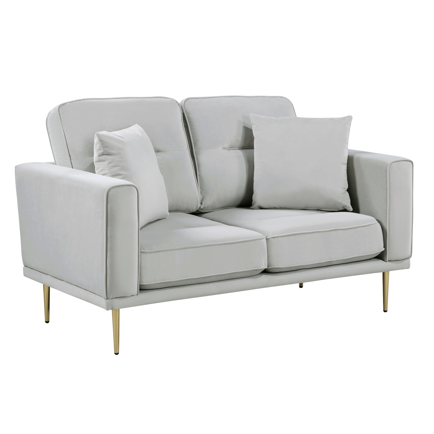 9417GRY*2 - 2pc Set: Sofa, Love