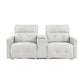 9444HMP-2CNPWH* - (3)Power Double Reclining Love Seat with Center Console and Power Headrests