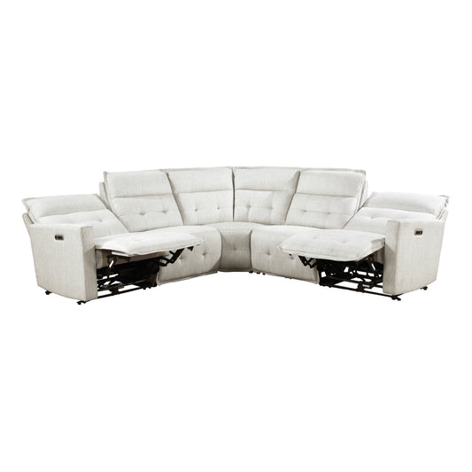 9444HMP*5SCPWH - (5)5-Piece Modular Power Reclining Sectional with Power Headrests