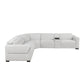 9455CLD*6LRRRPWH - (6)6-Piece Modular Power Reclining Sectional with Power Headrests, Charging Ports
