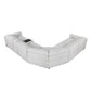9455CLD*6LRRRPWH - (6)6-Piece Modular Power Reclining Sectional with Power Headrests, Charging Ports