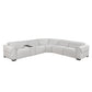 9455CLD*6LRRRPWH - (6)6-Piece Modular Power Reclining Sectional with Power Headrests, Charging Ports