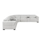 9455CLD*7LRRRPWH - (7)7-Piece Modular Power Reclining Sectional with Power Headrests