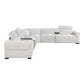 9455CLD*7LRRRPWH - (7)7-Piece Modular Power Reclining Sectional with Power Headrests