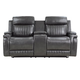 9456DG-2 - Double Reclining Love Seat with Center Console