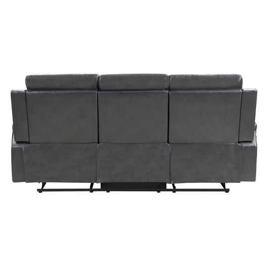 9456DG-3 - Double Reclining Sofa with Drop-Down Cup Holder