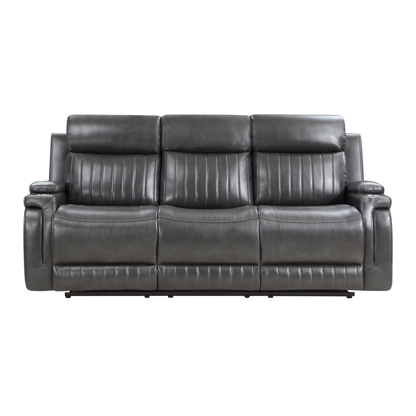 9456DG-3 - Double Reclining Sofa with Drop-Down Cup Holder