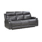 9456DG-3 - Double Reclining Sofa with Drop-Down Cup Holder