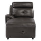 9469DBR-LC - (1/6)Left Side Chaise, Push Back Recliner