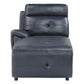 9469NVB*5LCRRAC - (5)5-Piece Modular Reclining Sectional with Left Chaise