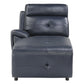 9469NVB-LC - (1/6)Left Side Chaise, Push Back Recliner