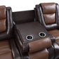 9470BR*2 - 2pc Set: Sofa, Love