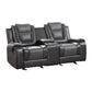 9470GY*2 - 2pc Set: Sofa, Love