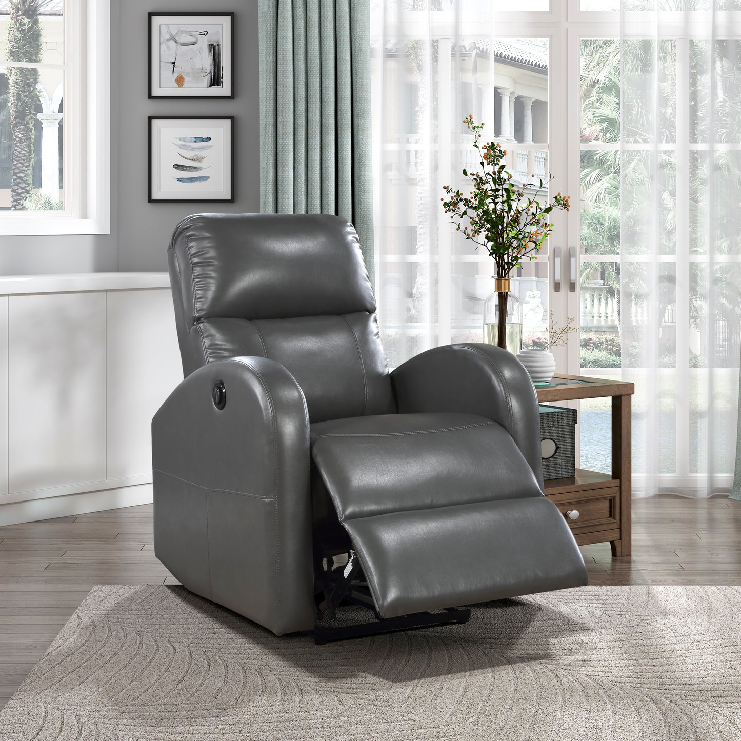 9478GRY-1PW - Power Reclining Chair