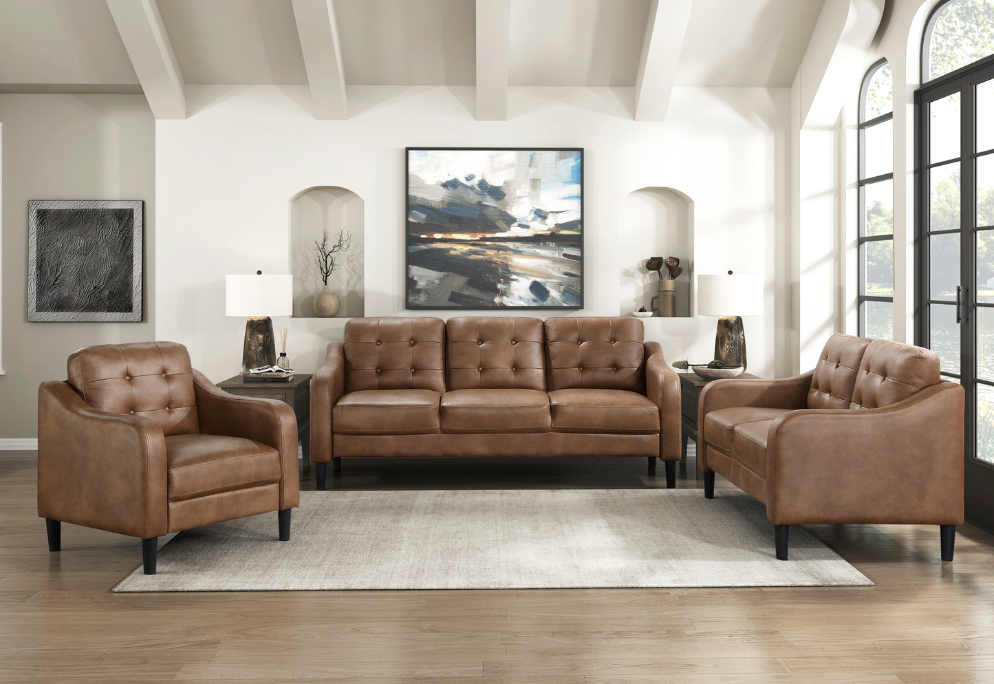 9489BRW-2 - Love seat