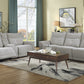 9509MGY-2CNPWH* - (3)Power Double Reclining Love Seat with Center Console, Power Headrests and USB Ports