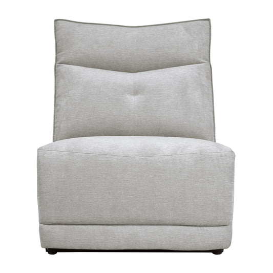 9509MGY*6LRRRPWH - (6)6-Piece Modular Power Reclining Sectional with Power Headrests and USB Ports