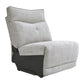 9509MGY*6LRRRPWH - (6)6-Piece Modular Power Reclining Sectional with Power Headrests and USB Ports