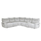 9509MGY*6LRRR - (6)6-Piece Modular Reclining Sectional