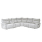 9509MGY*6LRRR - (6)6-Piece Modular Reclining Sectional