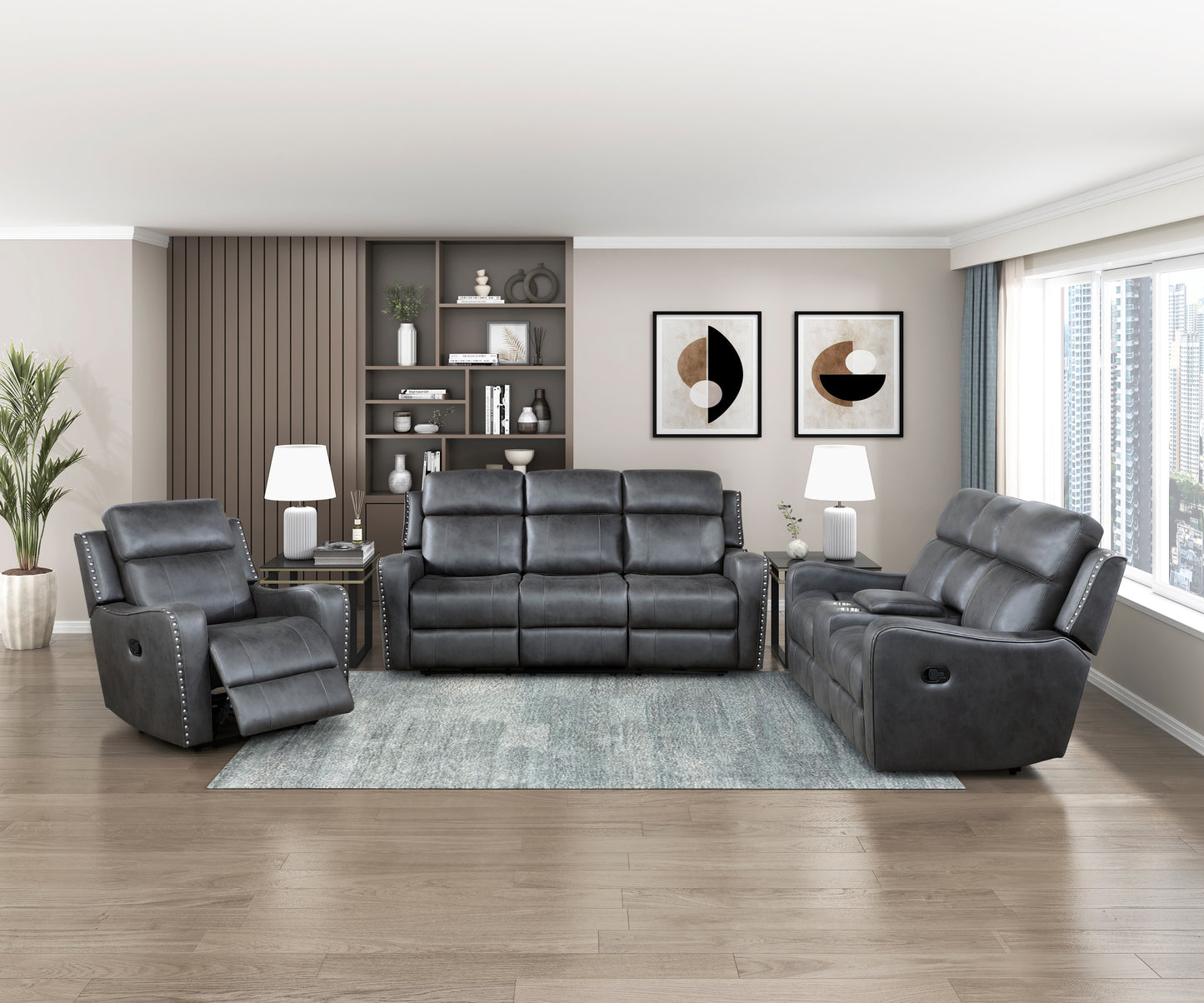 9515DGY-1 - Reclining Chair