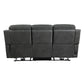 9515DGY*2PW - 2pc Set: Sofa, Love (Power)