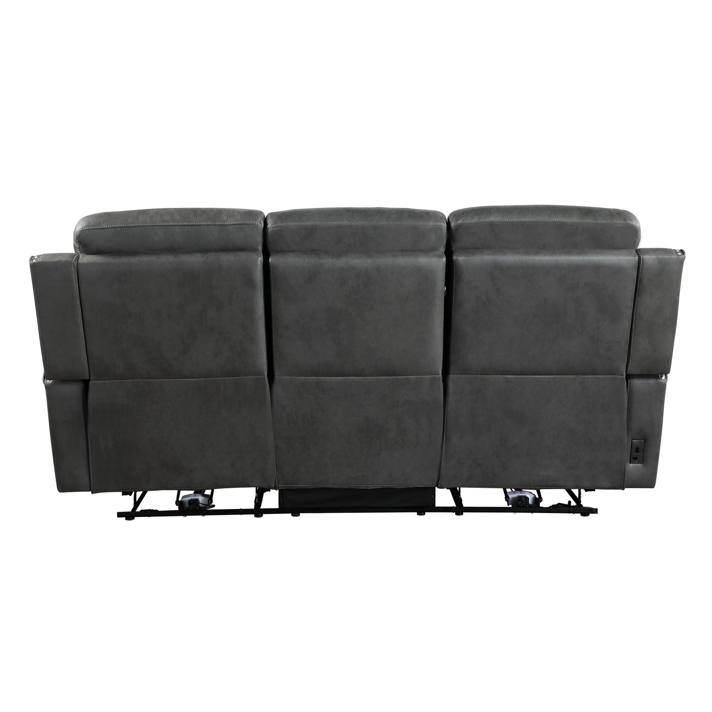 9515DGY*2PW - 2pc Set: Sofa, Love (Power)