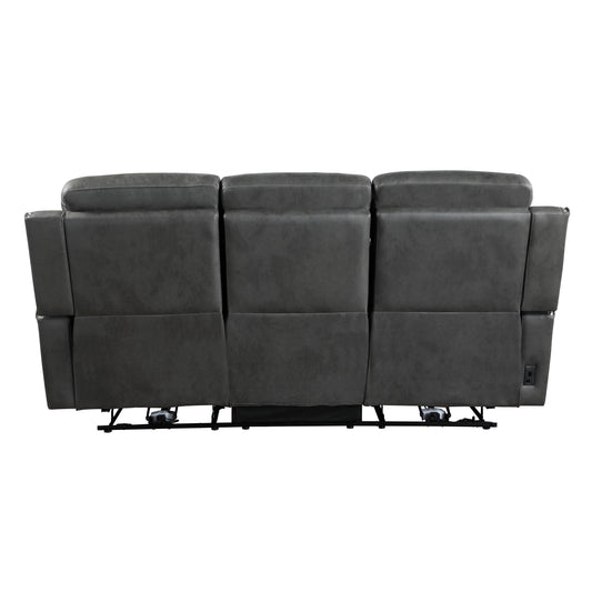9515DGY-3PW - Power Double Reclining Sofa