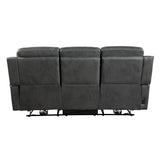 9515DGY-3PW - Power Double Reclining Sofa