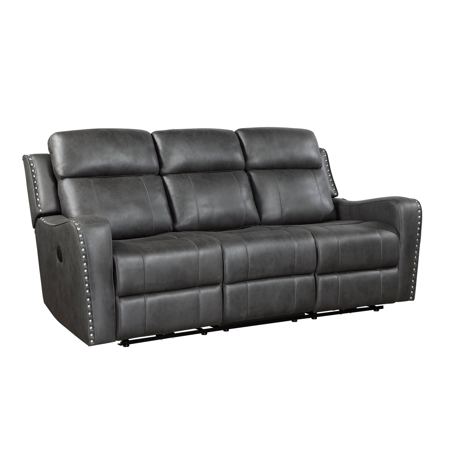 9515DGY-3PW - Power Double Reclining Sofa