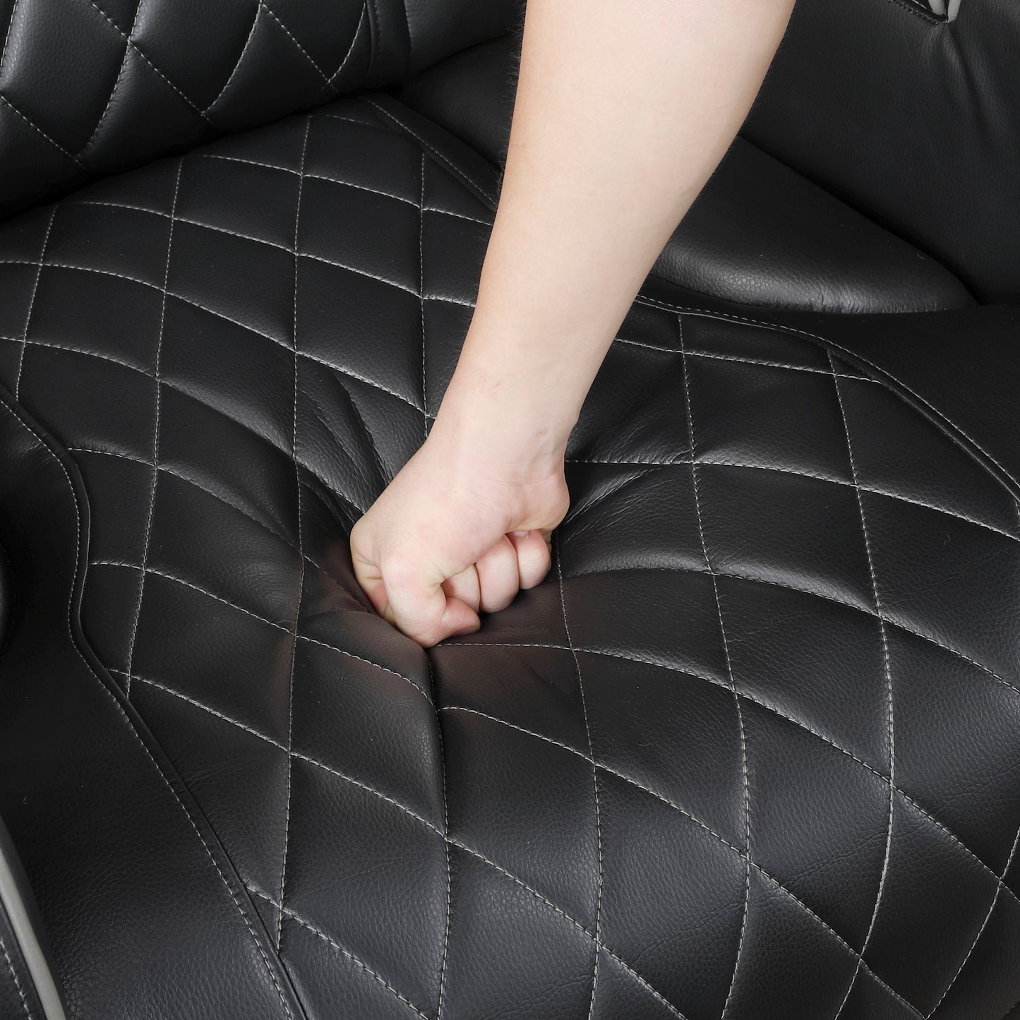 9516BLK-2PWH - Power Double Reclining Love Seat with Center Console, Power Headrests, Storage Arms(Top and Side), Cup holders, Charging Ports and LED lighting