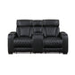 9516BLK*2PWH - 2pc Set: Sofa, Love (Power)