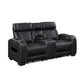 9516BLK*2PWH - 2pc Set: Sofa, Love (Power)