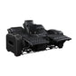 9516BLK*2PWH - 2pc Set: Sofa, Love (Power)
