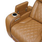 9516BRW-3PWH - Power Double Reclining Sofa with Center Drop-Down Cup Holders, Power Headrests, Storage Arms(Top and Side), Cup holders and Reading Lights, Two Wireless Chargers, Charging Ports and LED Lighting