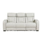 9516TPE-3PWH - Power Double Reclining Sofa with Center Drop-Down Cup Holders, Power Headrests, Storage Arms(Top and Side), Cup holders and Reading Lights, Two Wireless Chargers, Charging Ports and LED Lighting