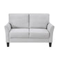 9519GRY*2 - 2pc Set: Sofa, Love