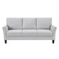 9519GRY*2 - 2pc Set: Sofa, Love