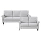 9519GRY*2 - 2pc Set: Sofa, Love